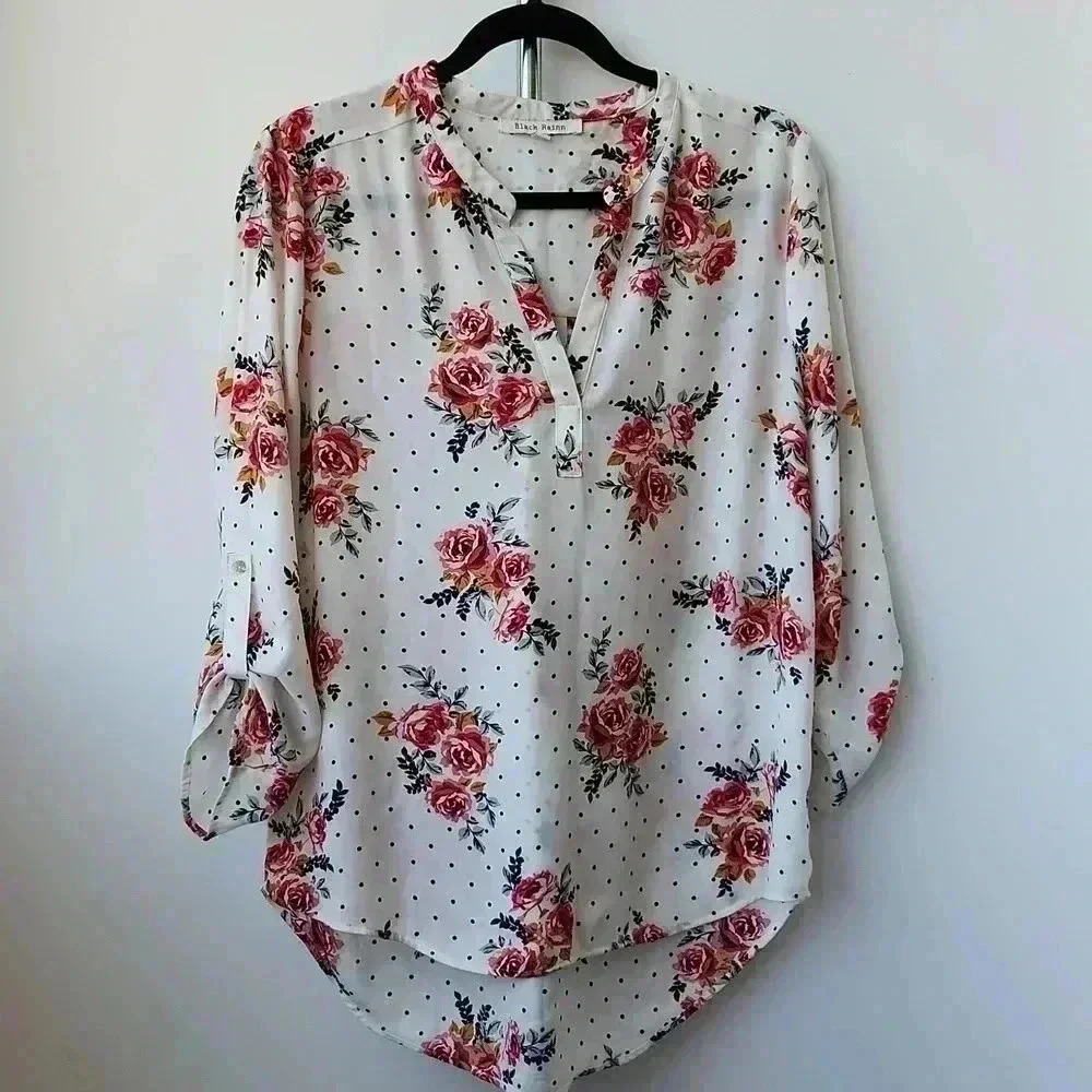 Black Rain Blouse Size L